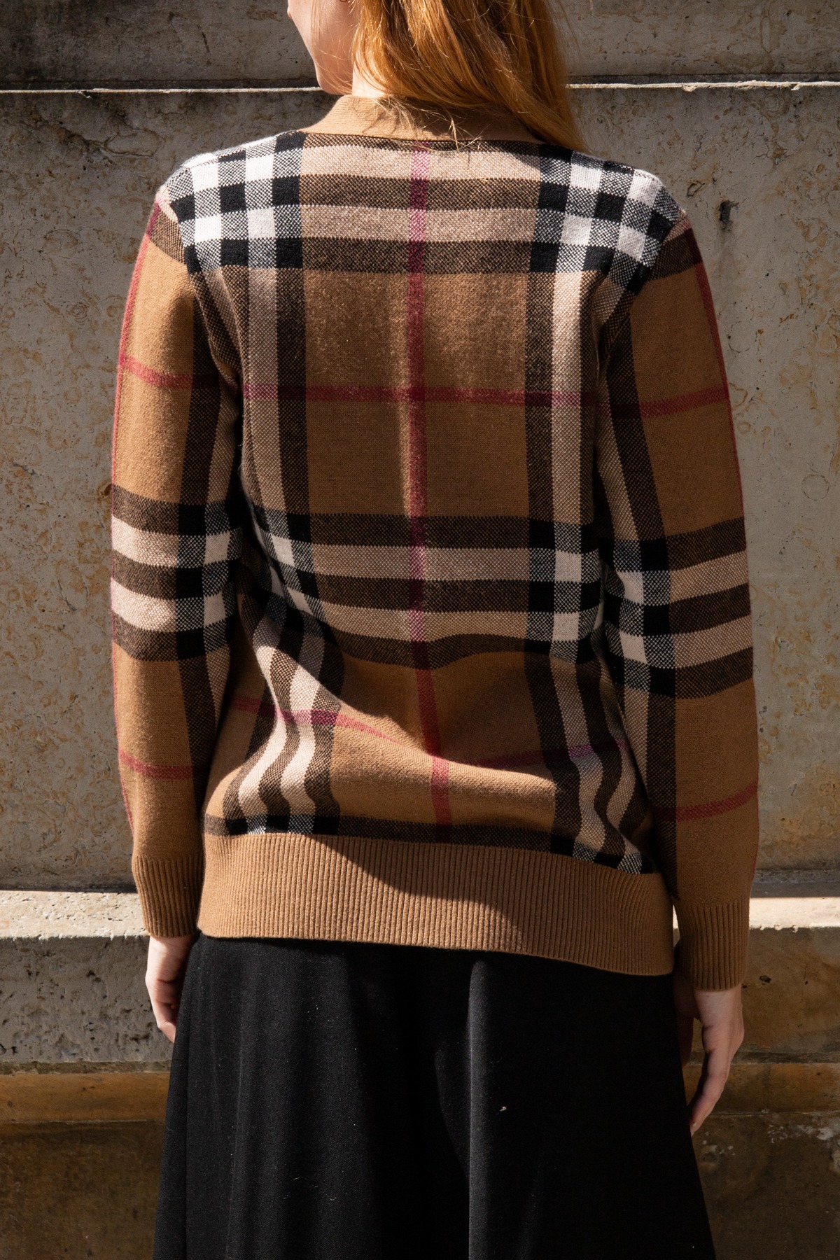 Burberry Cardigan mit Karomuster