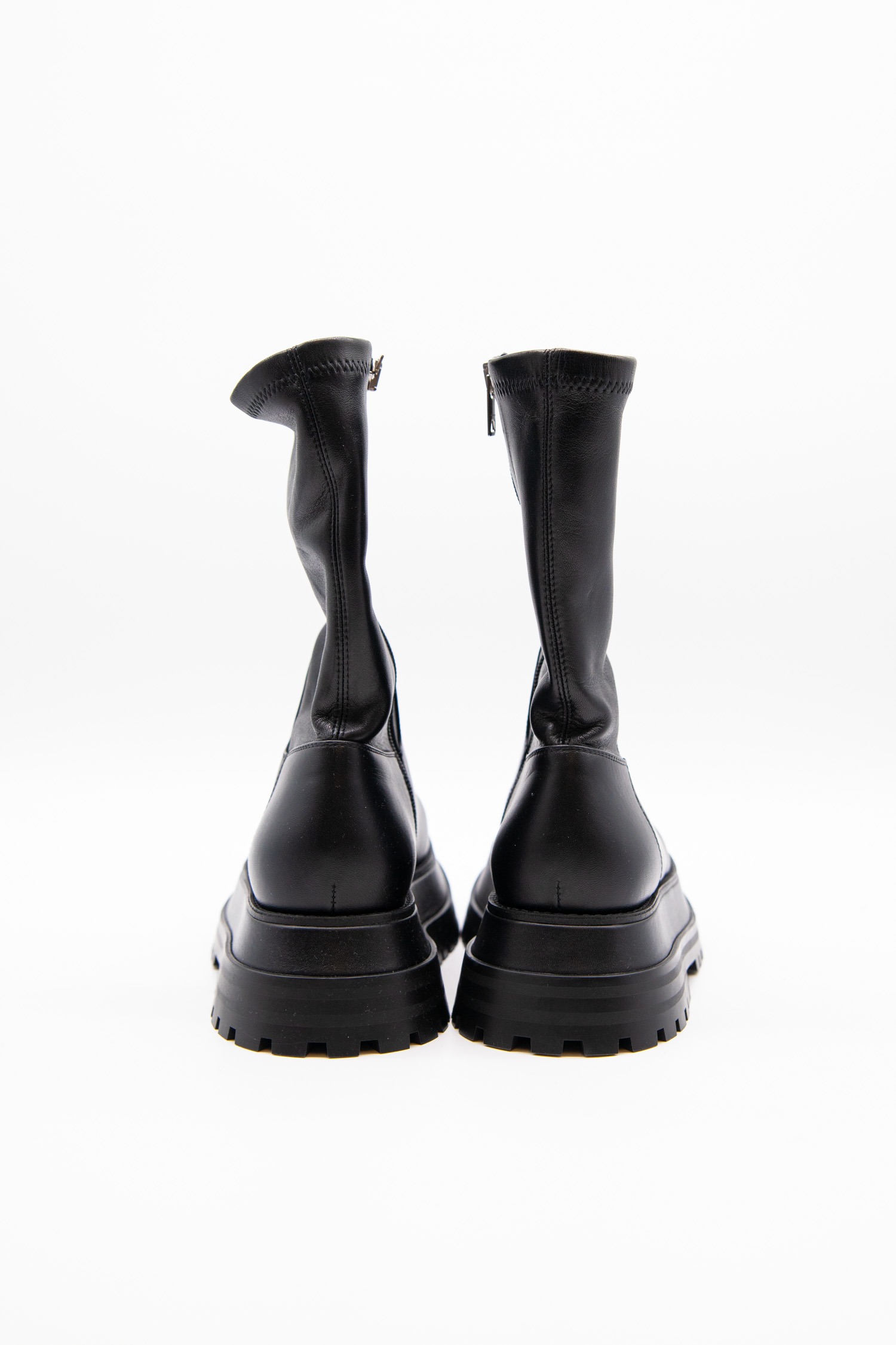 Burberrry Ankle Boot mit engem Schaft in Schwarz