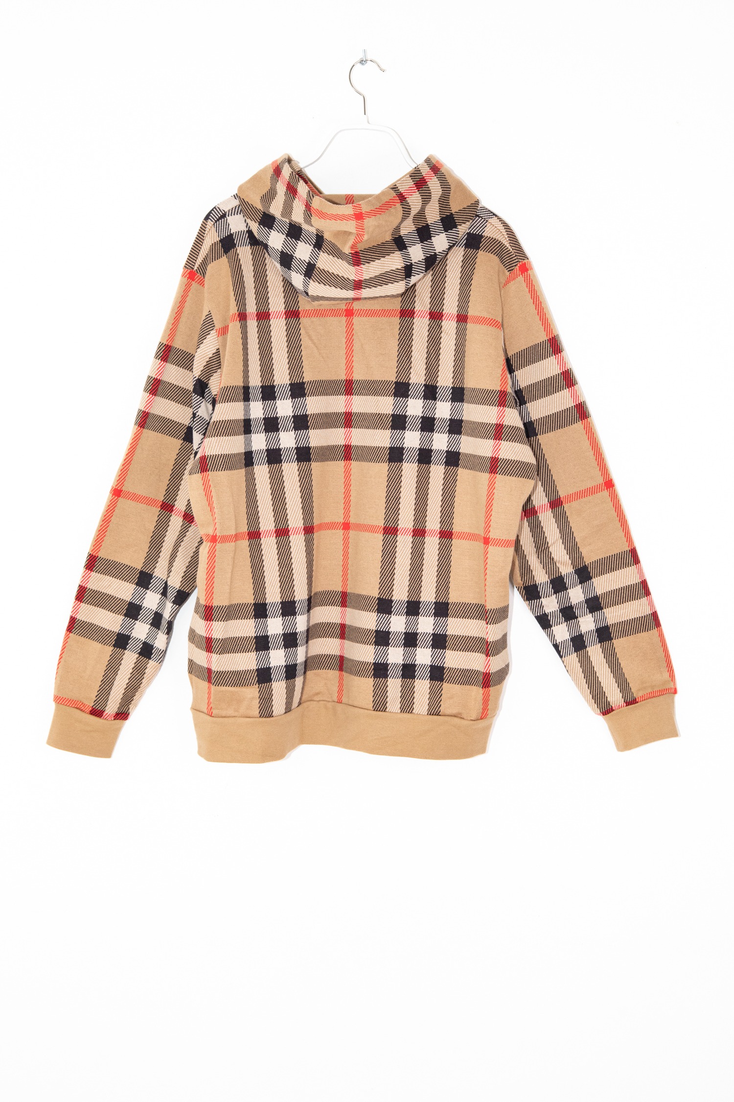 Burberry Kapuzenpullover in Beige, Schwarz und Rot
