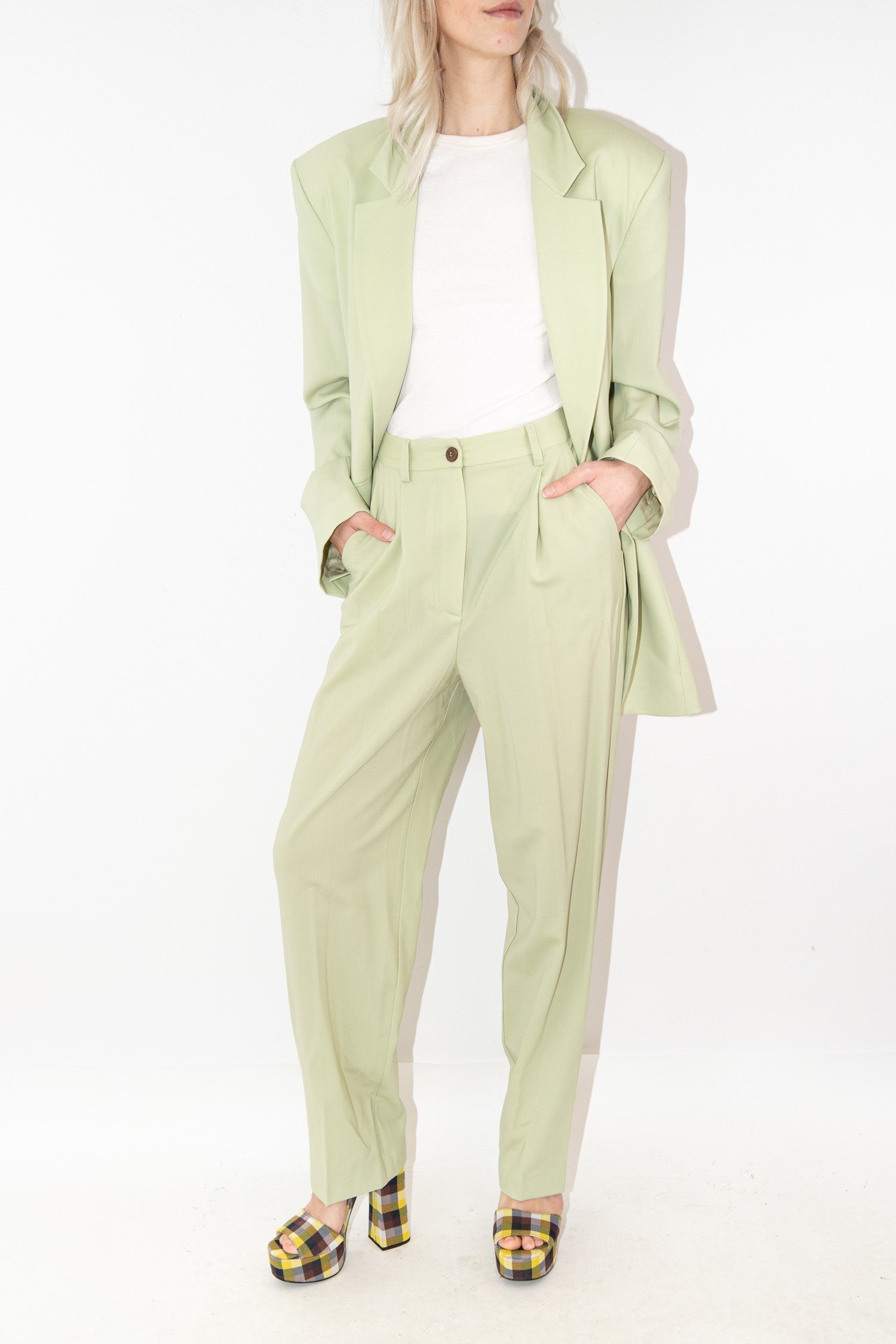 By Aylin Koenig Hosenanzug in Lindgrün