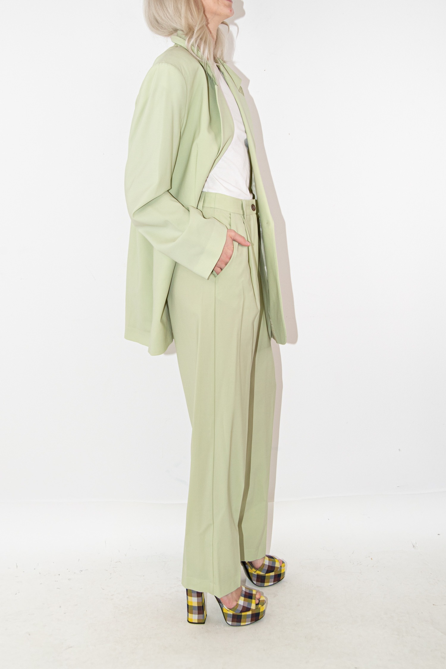 By Aylin Koenig Hosenanzug in Lindgrün