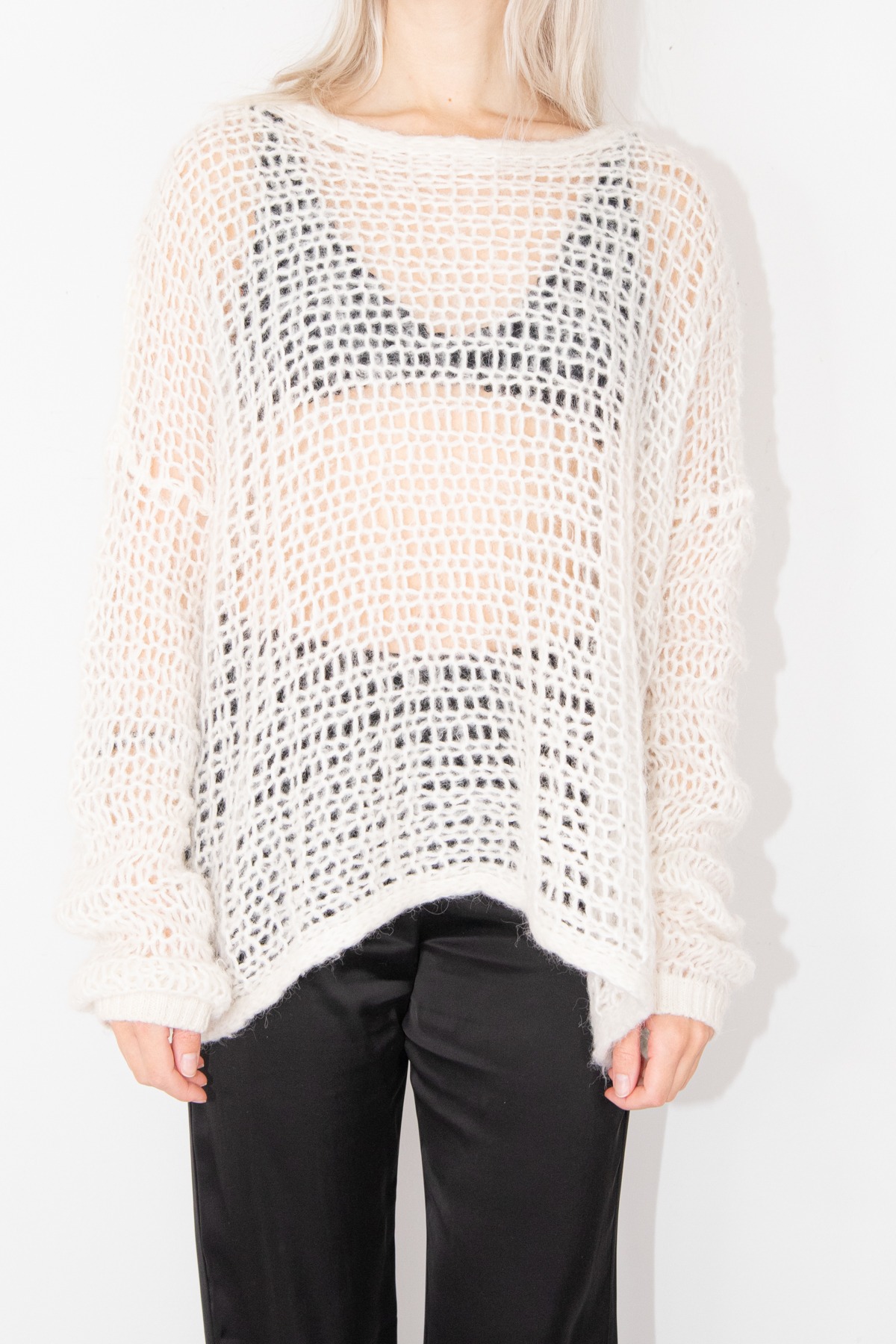By Aylin Koenig Strickpullover in Weiß