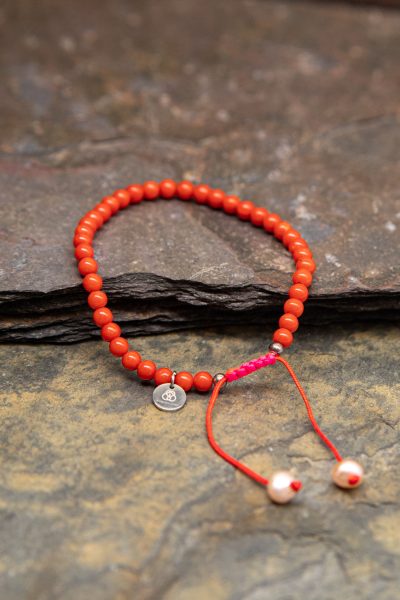 15Degrees London "Sundown Bracelet" Armband in Rot