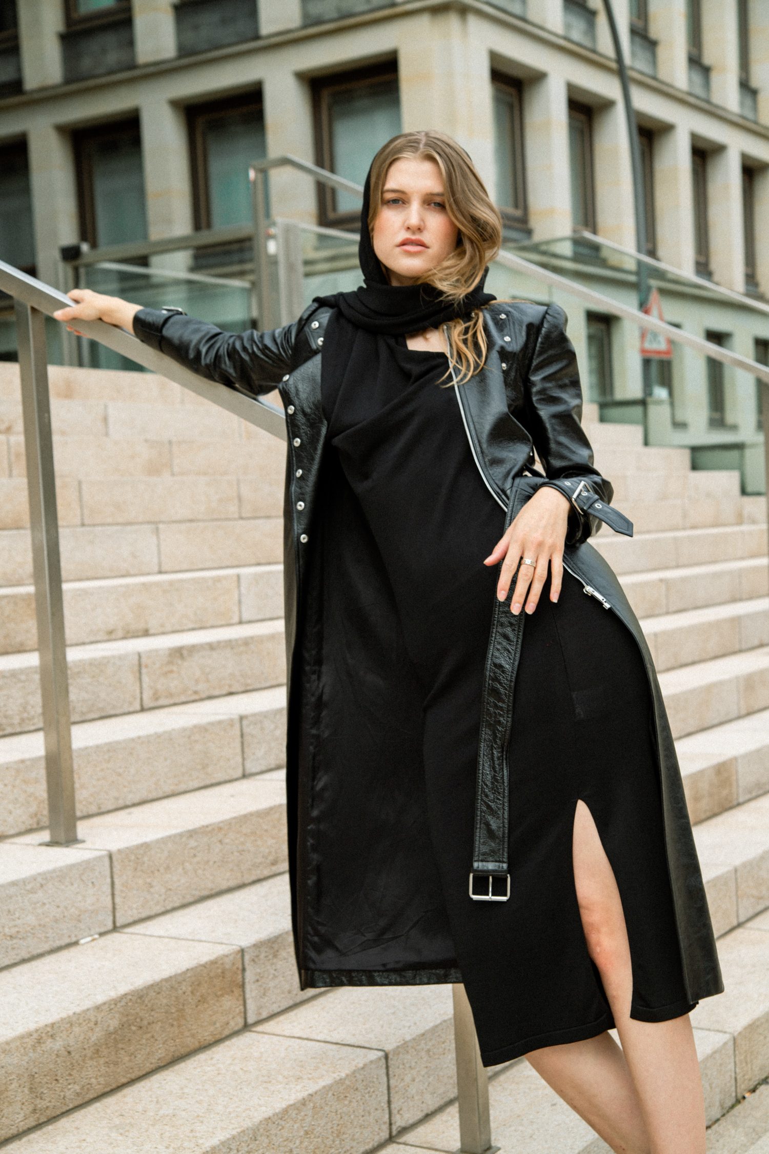 Aya Muse "Electra" Kleid in Schwarz