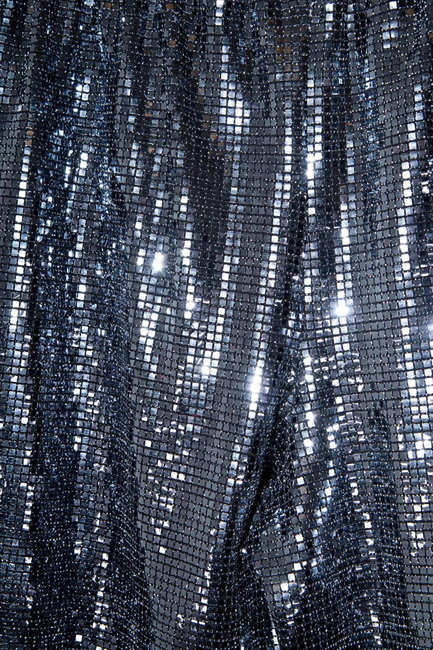 Thumbnail of http://A.%20M.%20Couture%20Shorts%20mit%20Pailletten%20in%20Silber