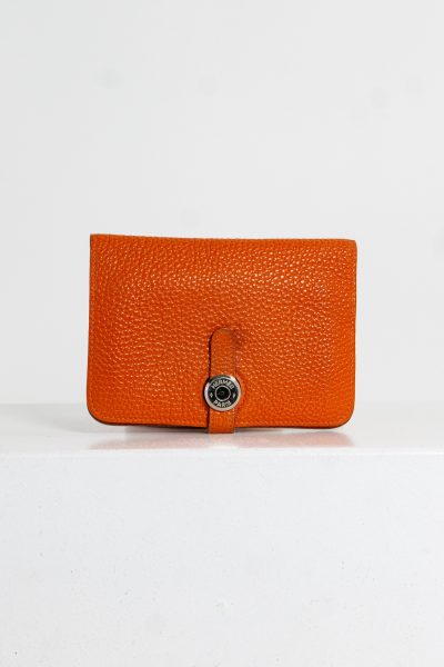 Hermés "Dogon" Portemonnaie in orange