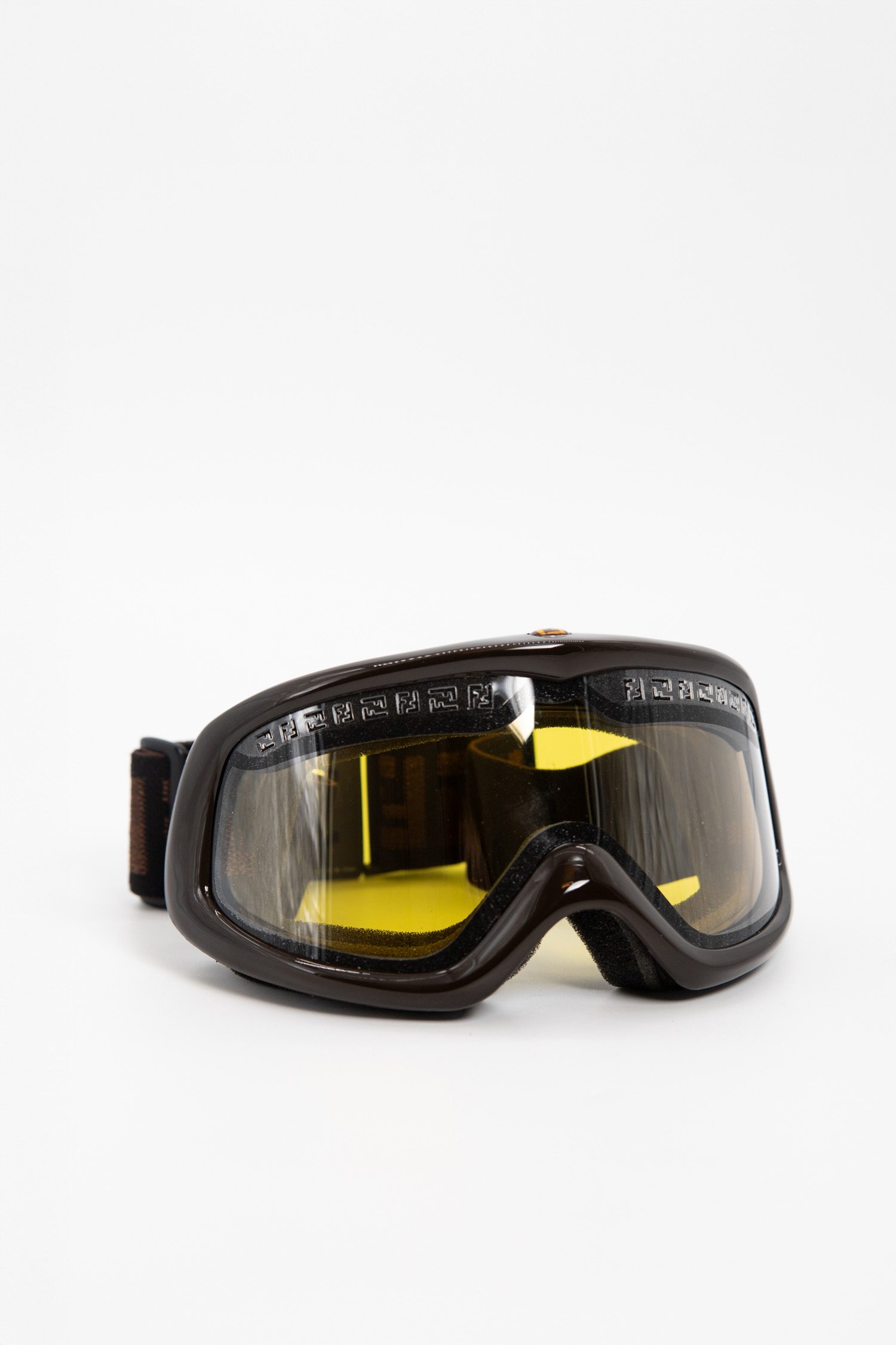 Fendi Skibrille in Dunkelbraun