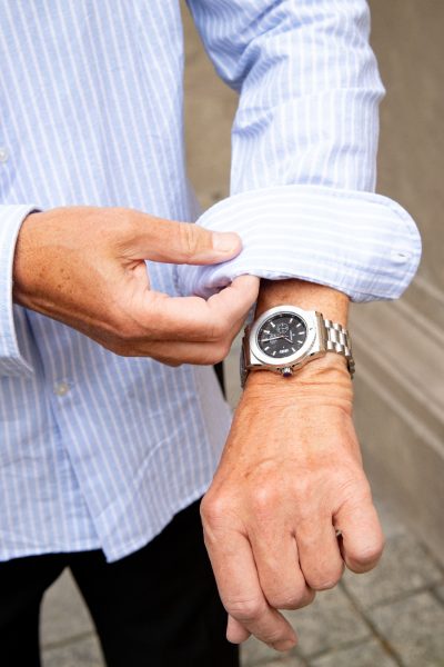 Aeronom "Aero One" Armbanduhr in Silber
