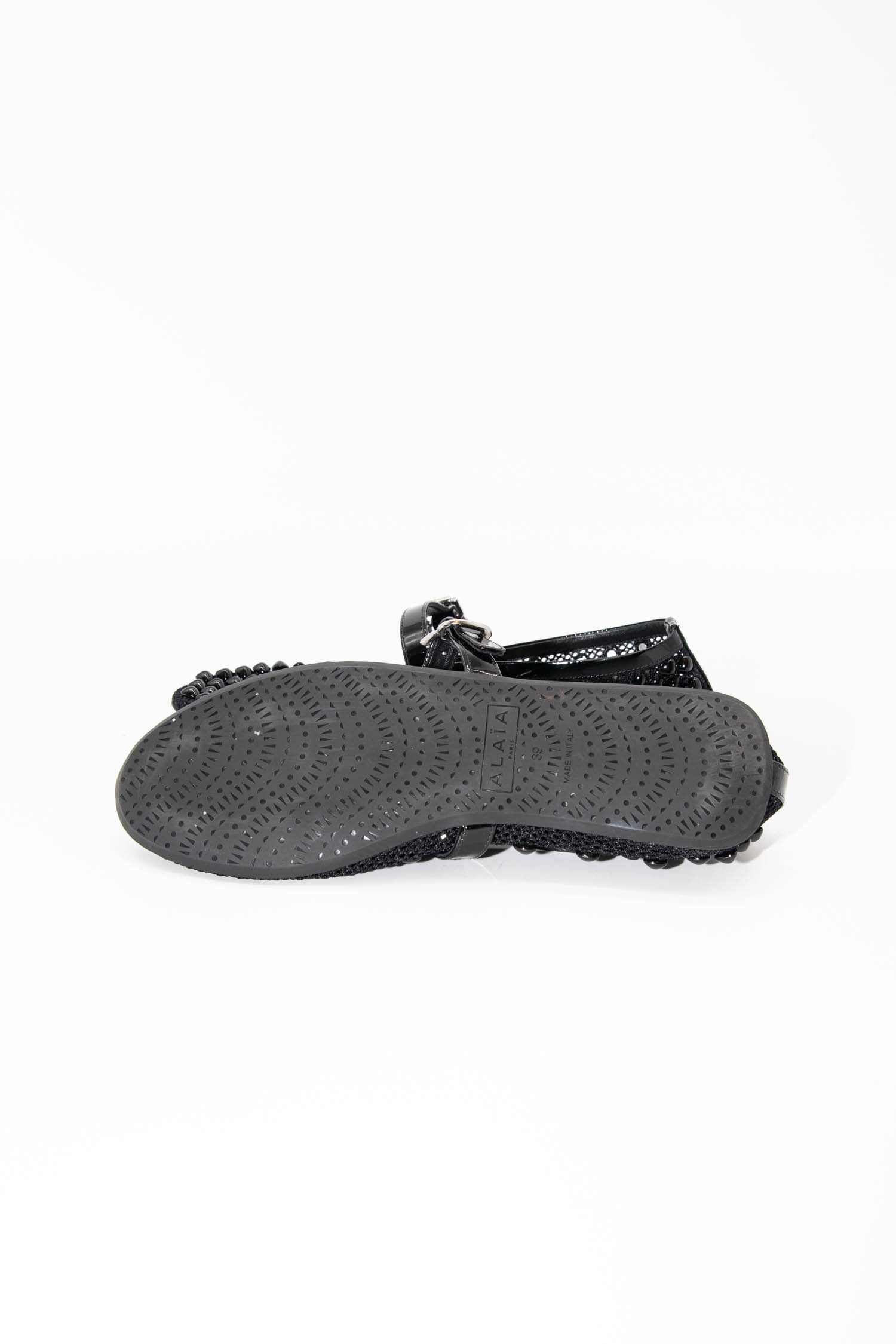 Thumbnail of http://Alaïa%20Ballerinas%20mit%20Pyramidennieten%20in%20Schwarz