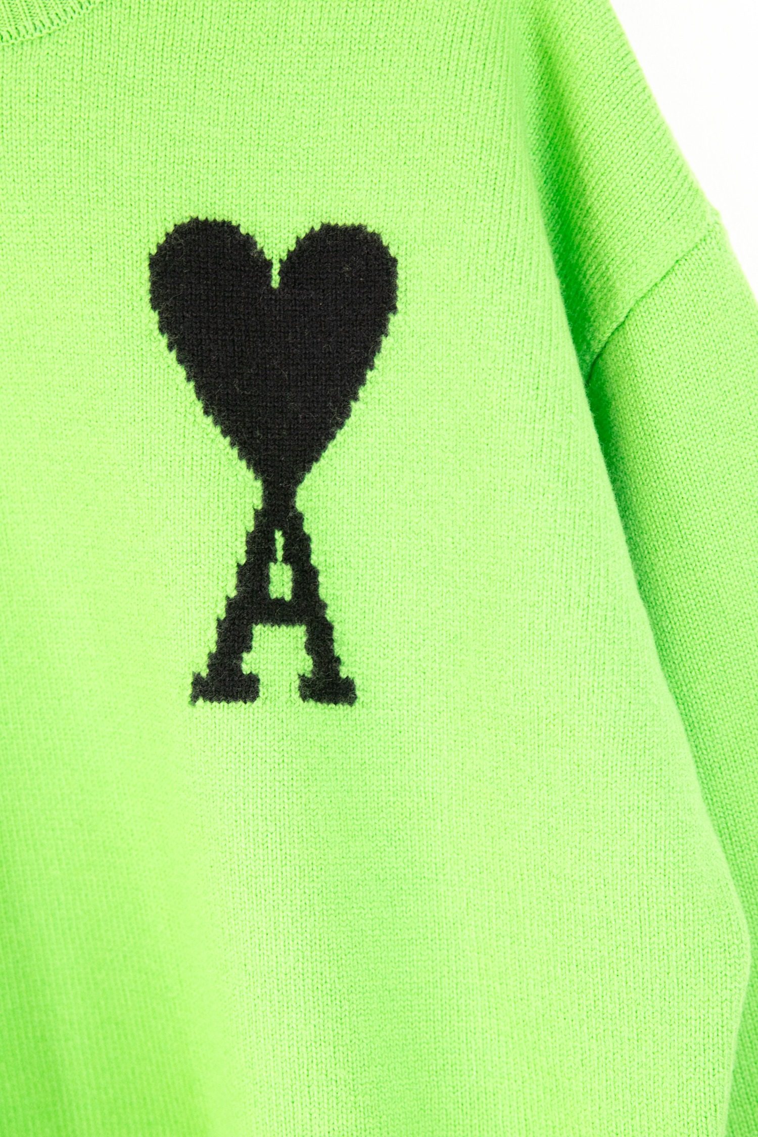 Thumbnail of http://Ami%20Paris%20Ami%20de%20Cœur%20Pullover%20in%20Grün%20und%20Schwarz