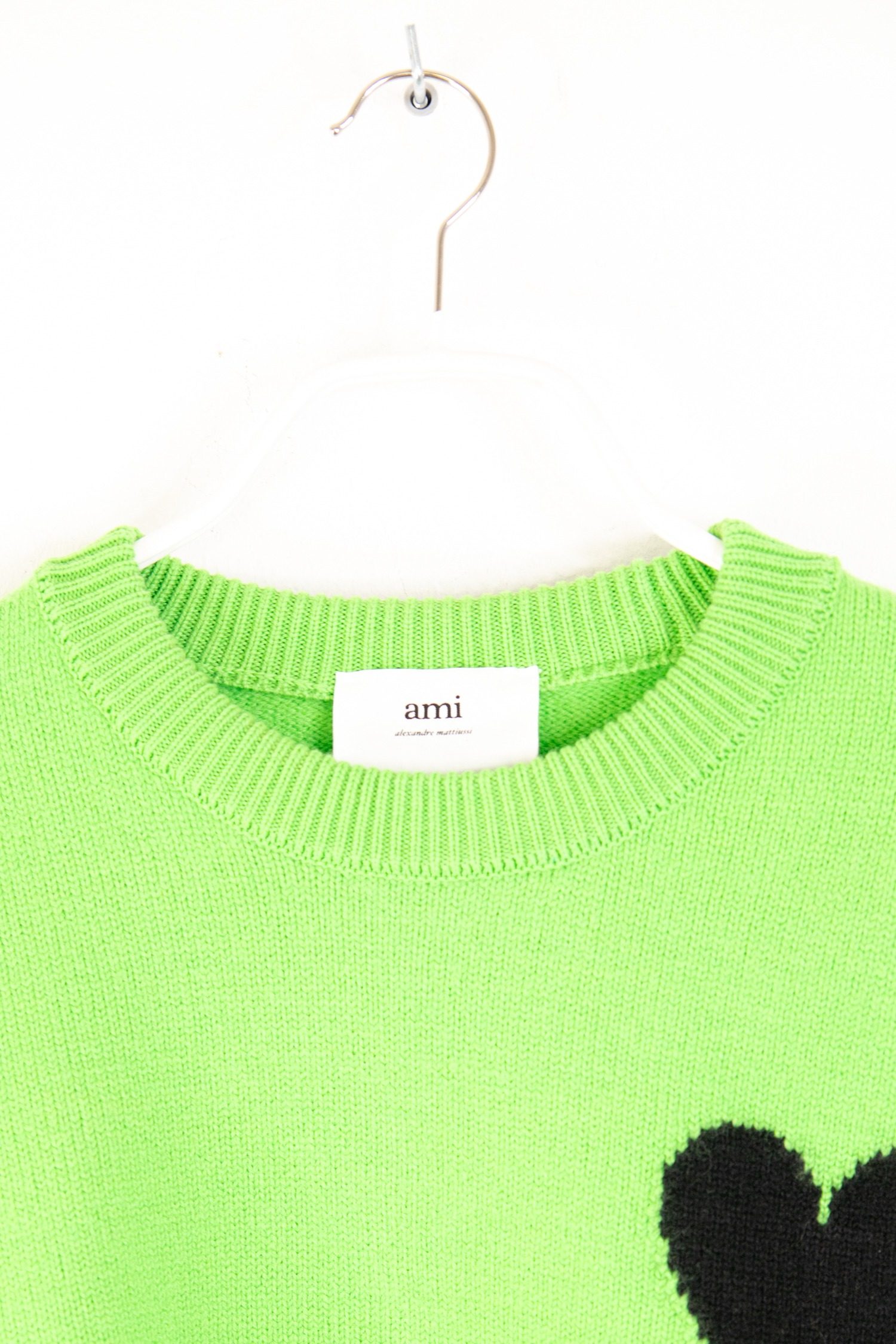 Thumbnail of http://Ami%20Paris%20Ami%20de%20Cœur%20Pullover%20in%20Grün%20und%20Schwarz