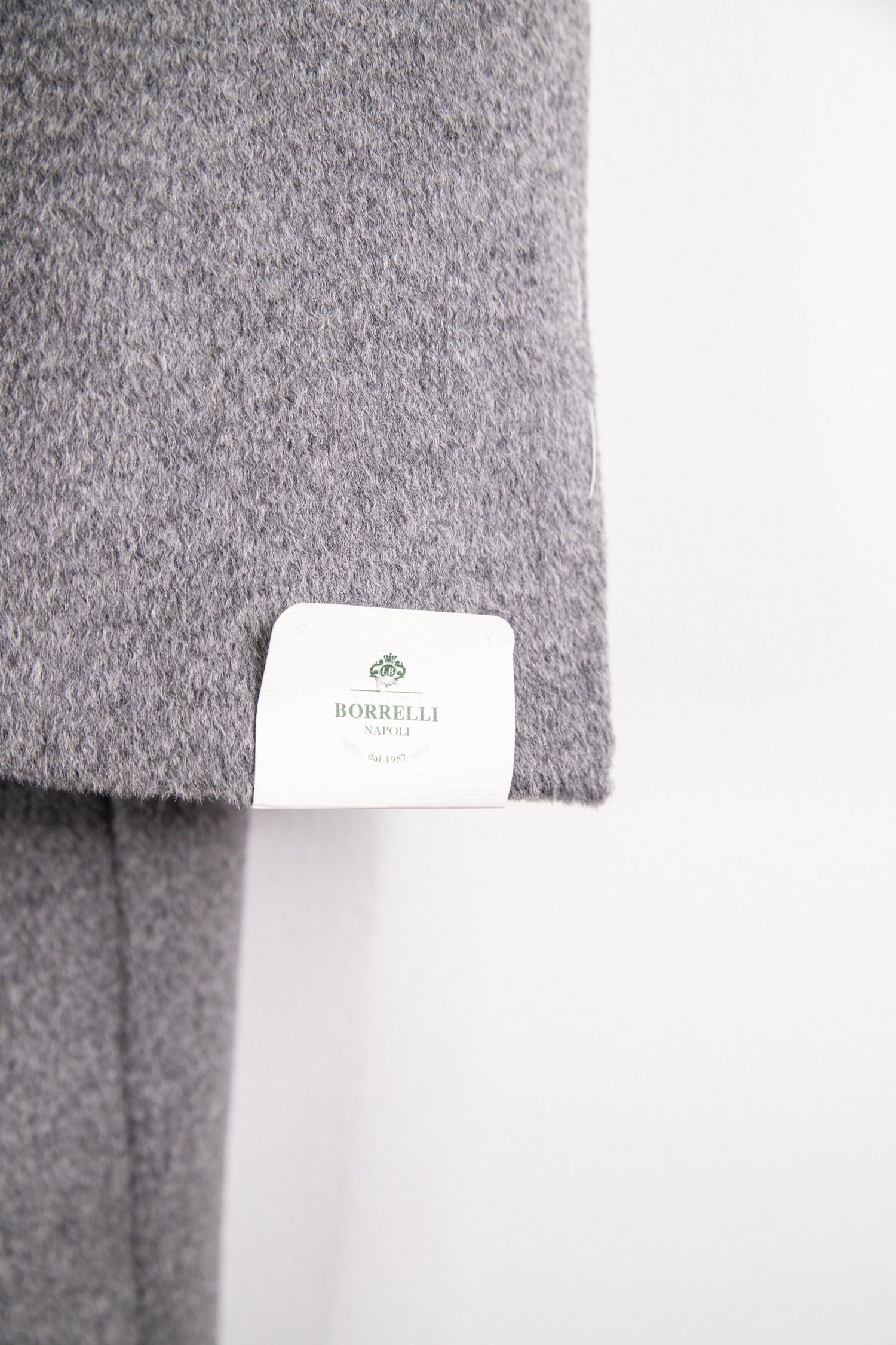 Thumbnail of http://Luigi%20Borrelli%20Napoli%20Mantel%20in%20Grau