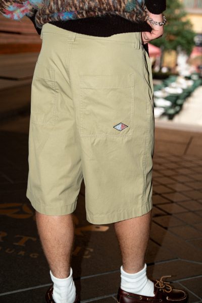 Bottega Veneta 5-pocket Shorts in Olivgrün