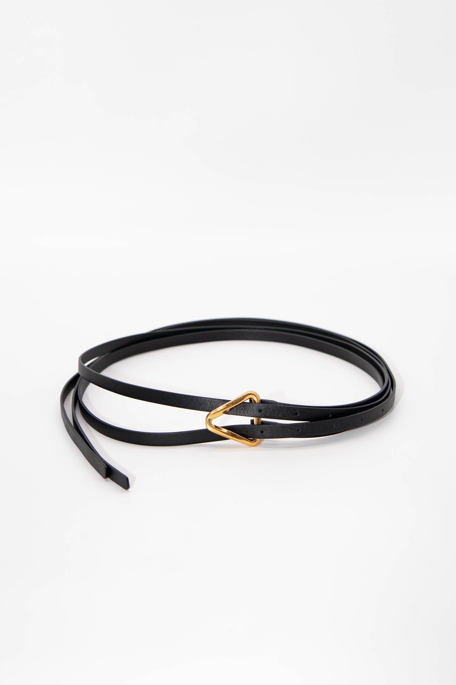 Thumbnail of http://Bottega%20Veneta%20Grasp%20Leather%20Double%20Strap%20Gürtel%20in%20Schwarz