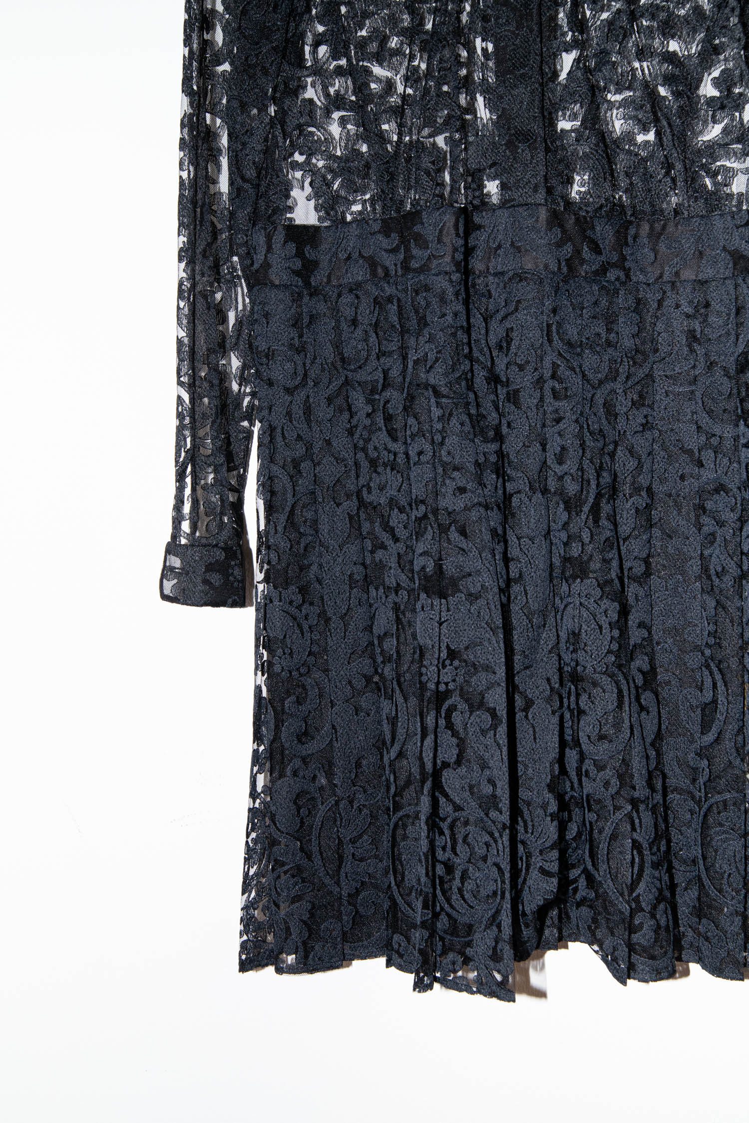 Burberry Kleid aus Spitze in Schwarz