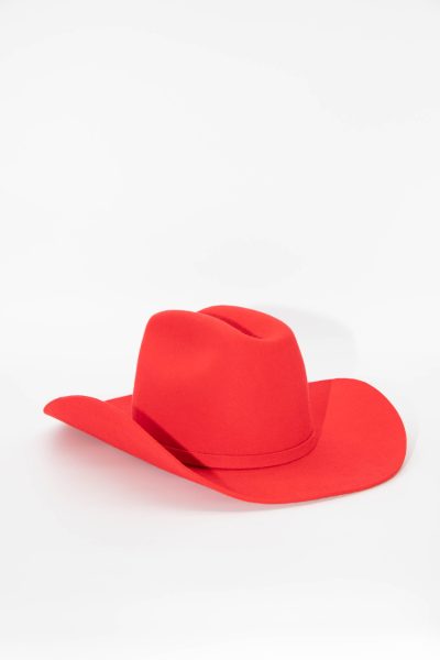 Calvin Klein Cowboy Hut in Rot