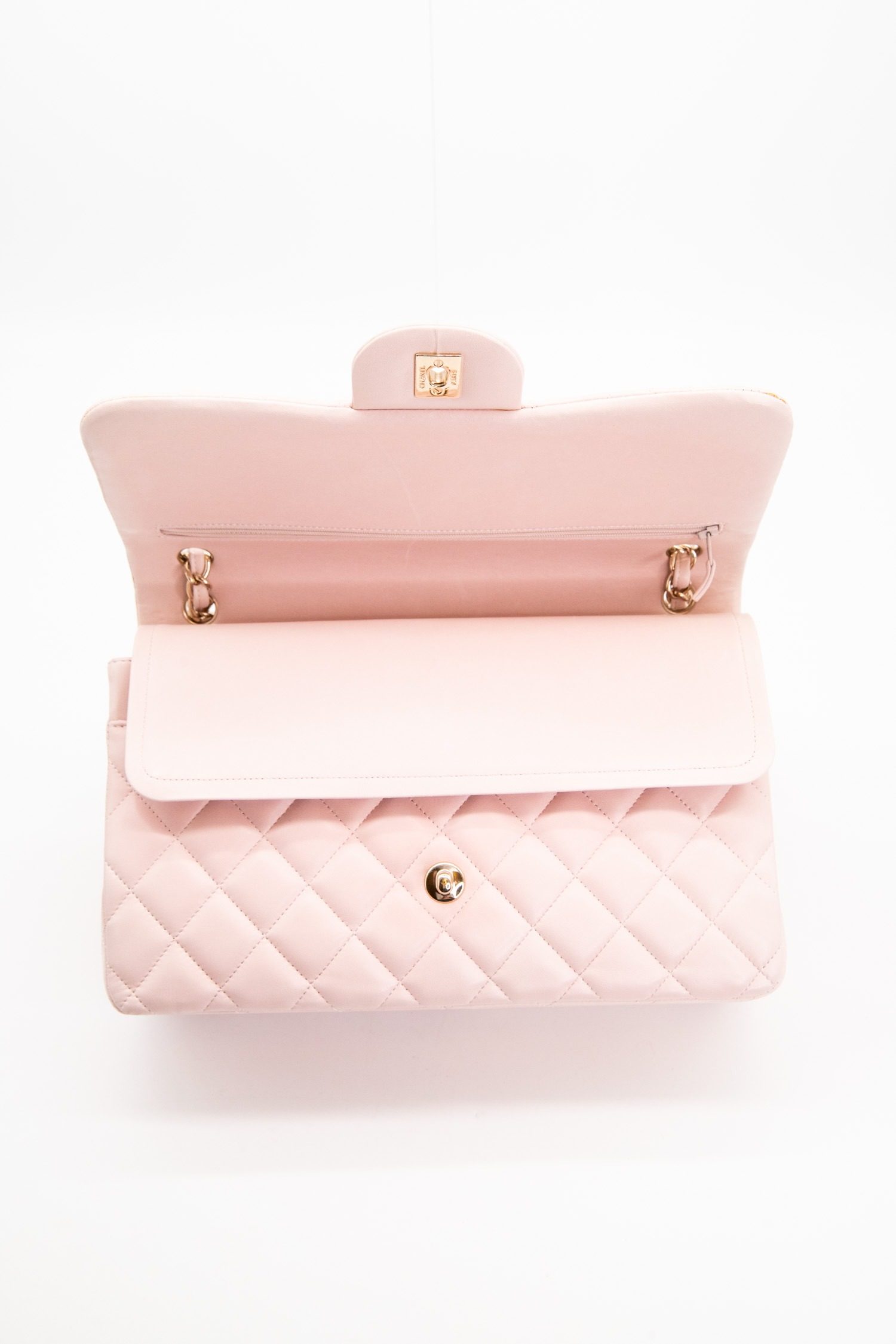 Thumbnail of http://Chanel%20Classic%20Jumbo%20Double%20Flap%20Bag%20Hellrosa