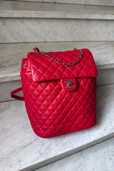 Chanel "Urban Spirit" Rucksack in Rot