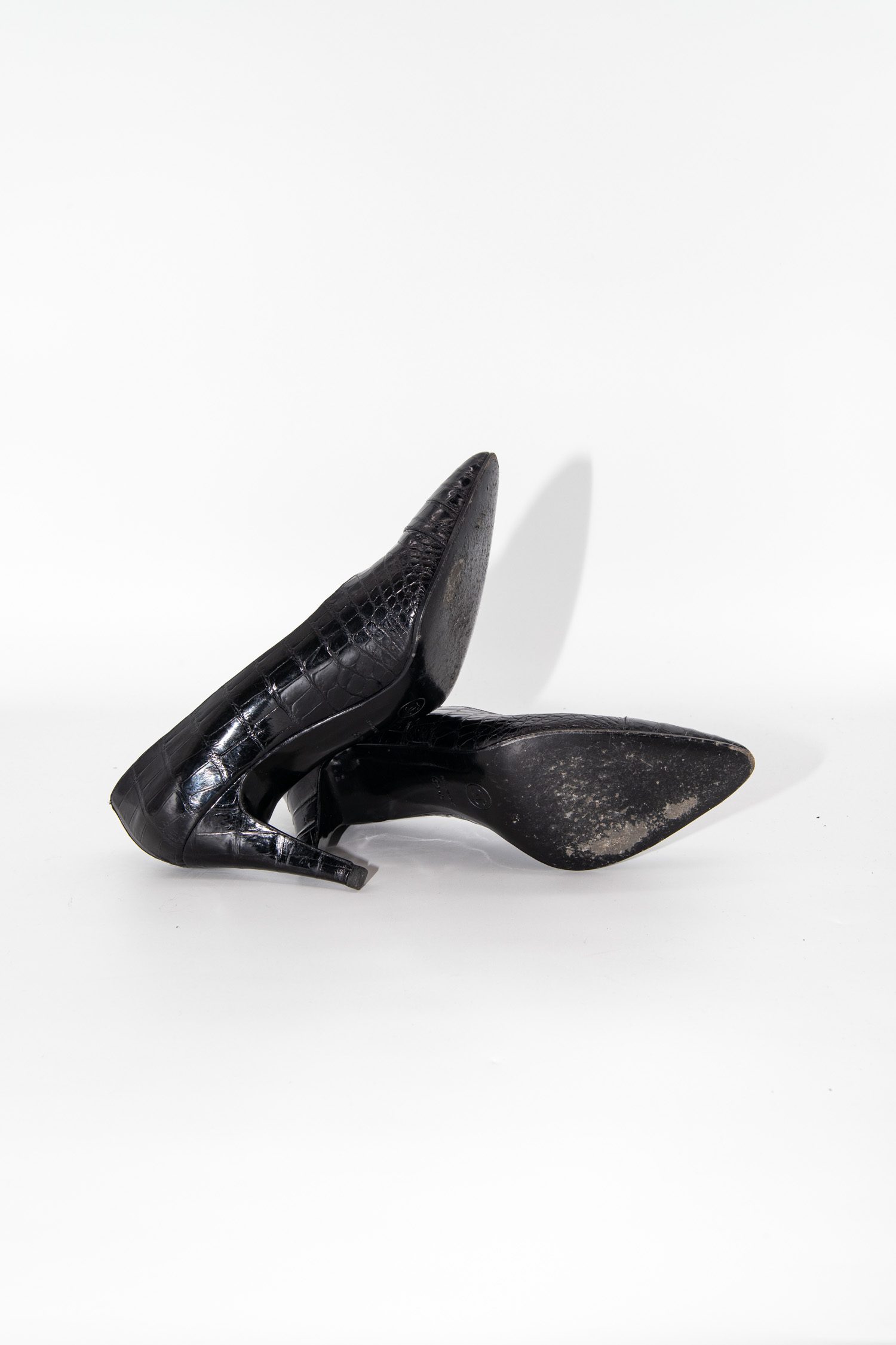 Chanel Pumps aus Leder in Schwarz