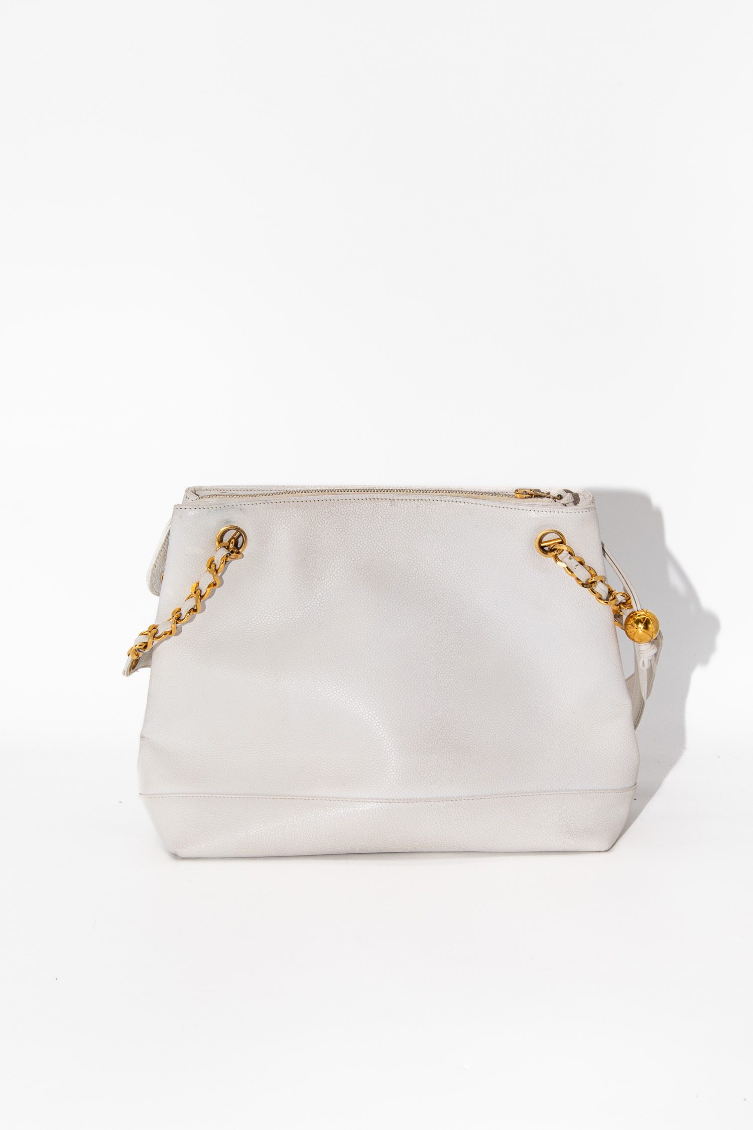 Chanel Coco Tote Bag in Cremeweiß