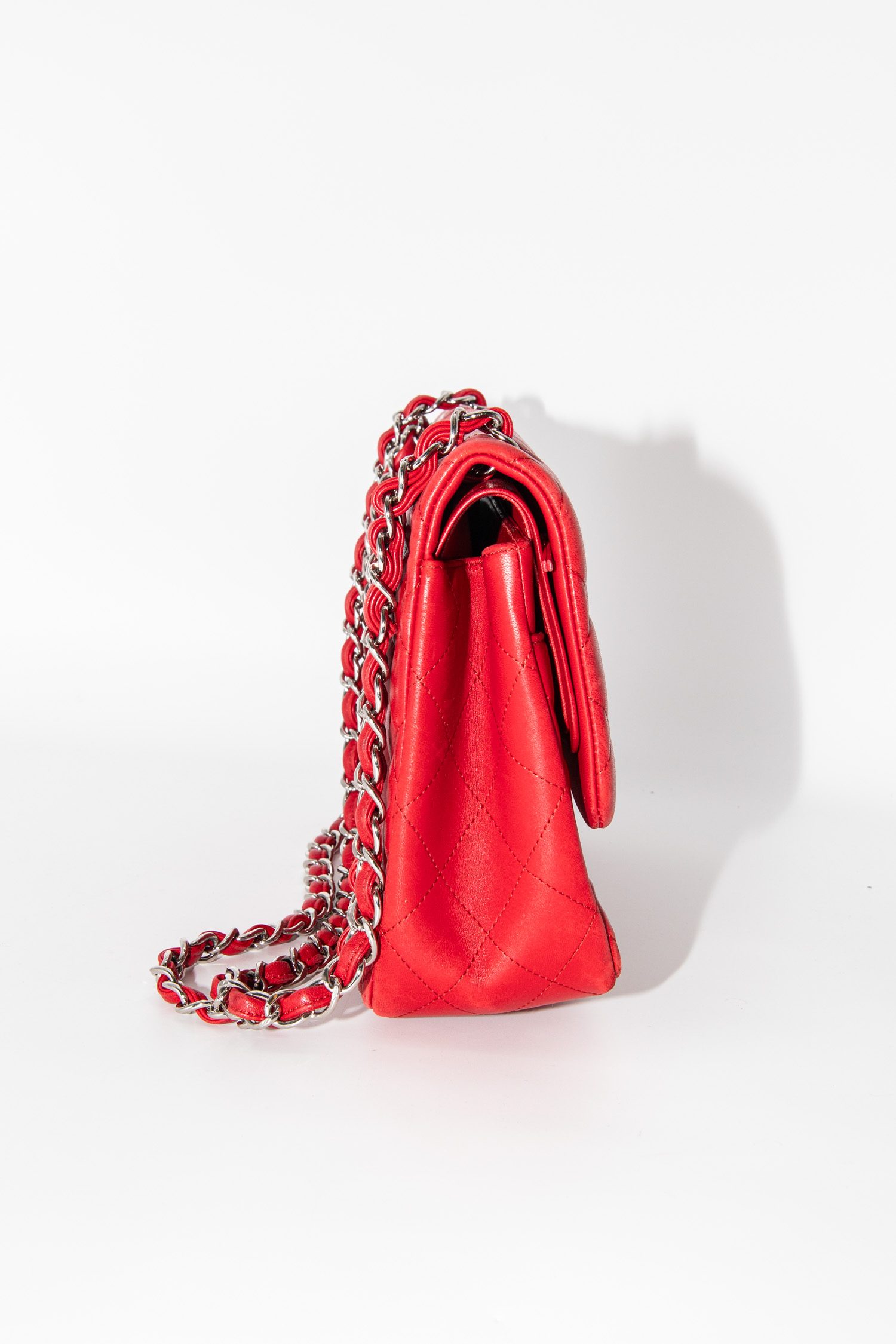 Chanel "11.12" Handtasche in Rot