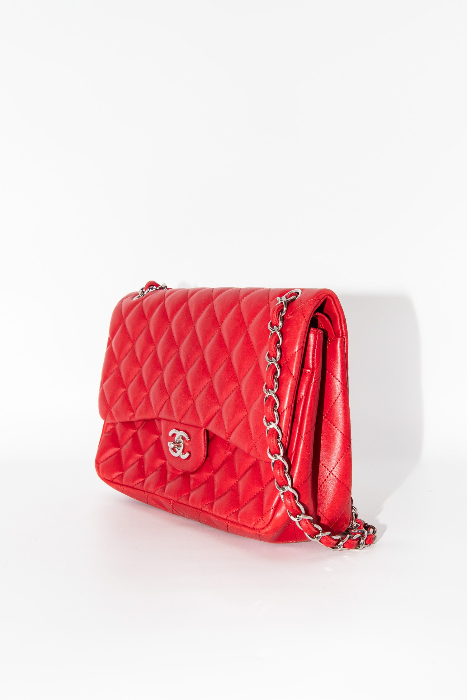Chanel "11.12" Handtasche in Rot