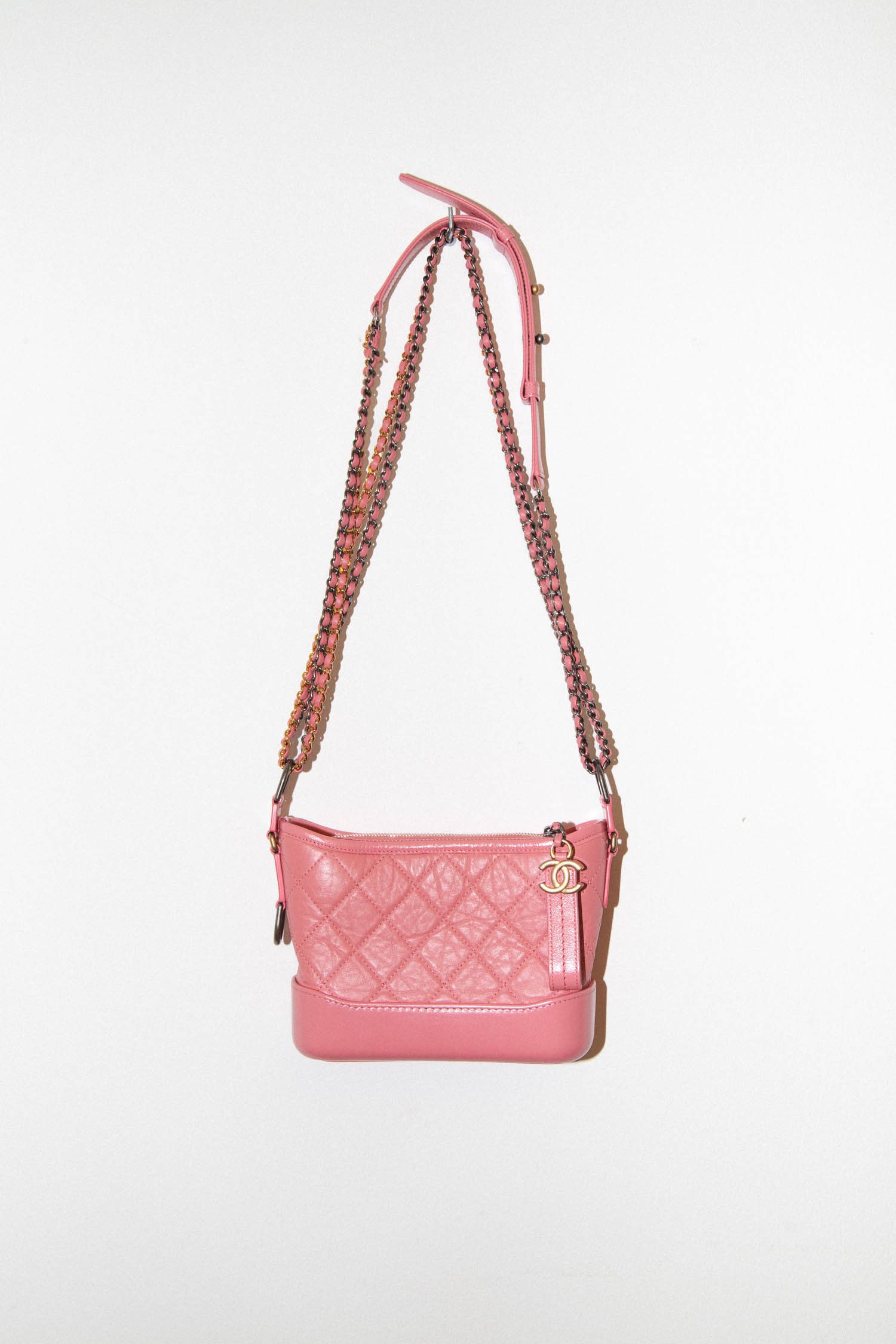 Chanel "Gabrielle" Umhängetasche in Rosa