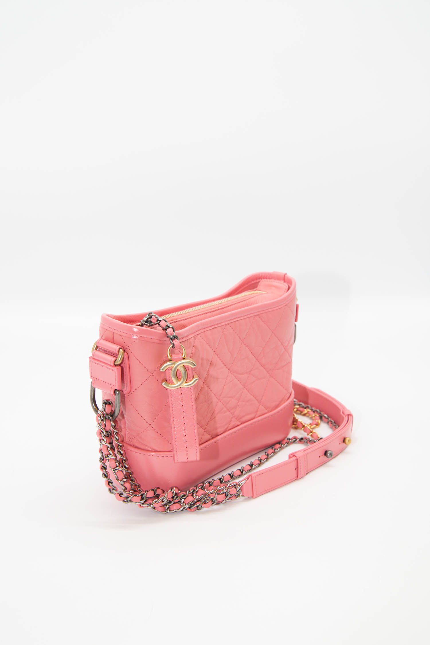 Chanel "Gabrielle" Umhängetasche in Rosa