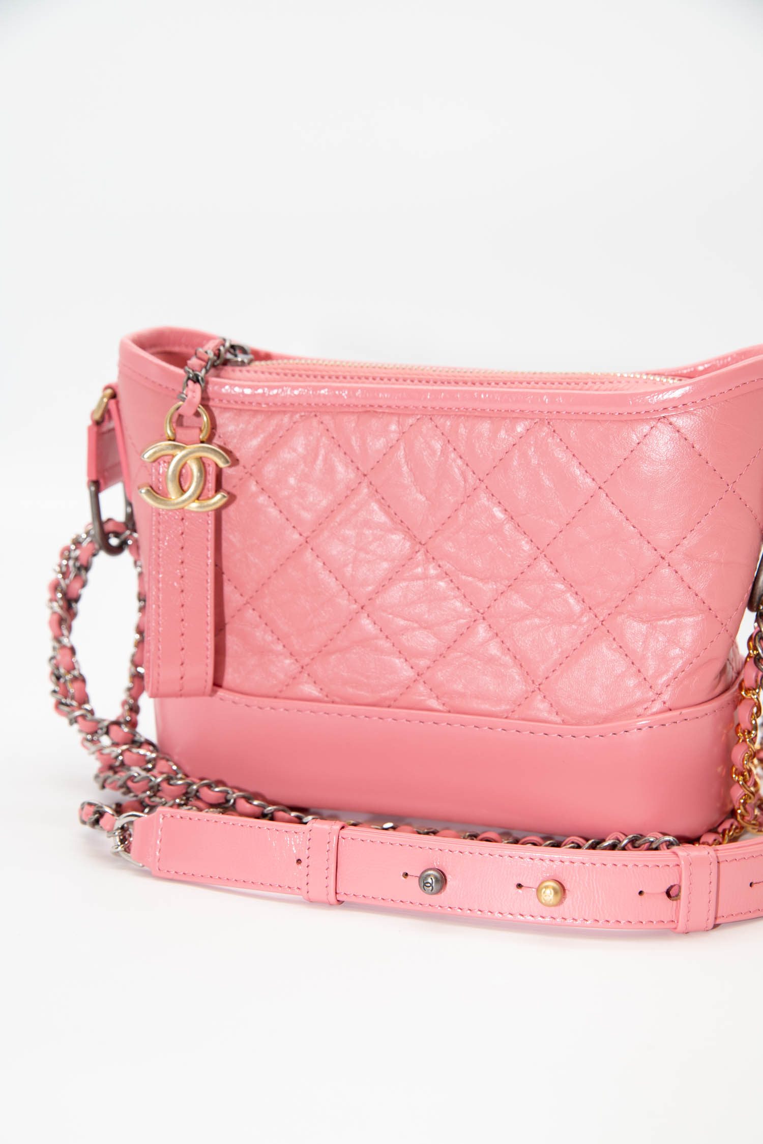 Chanel "Gabrielle" Umhängetasche in Rosa