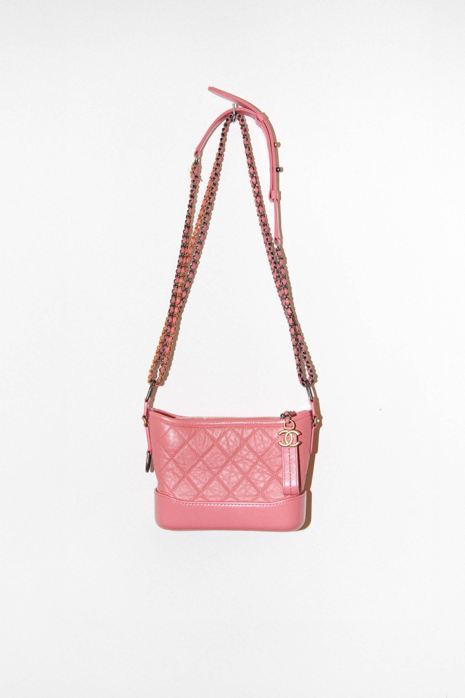 Chanel "Gabrielle" Umhängetasche in Rosa