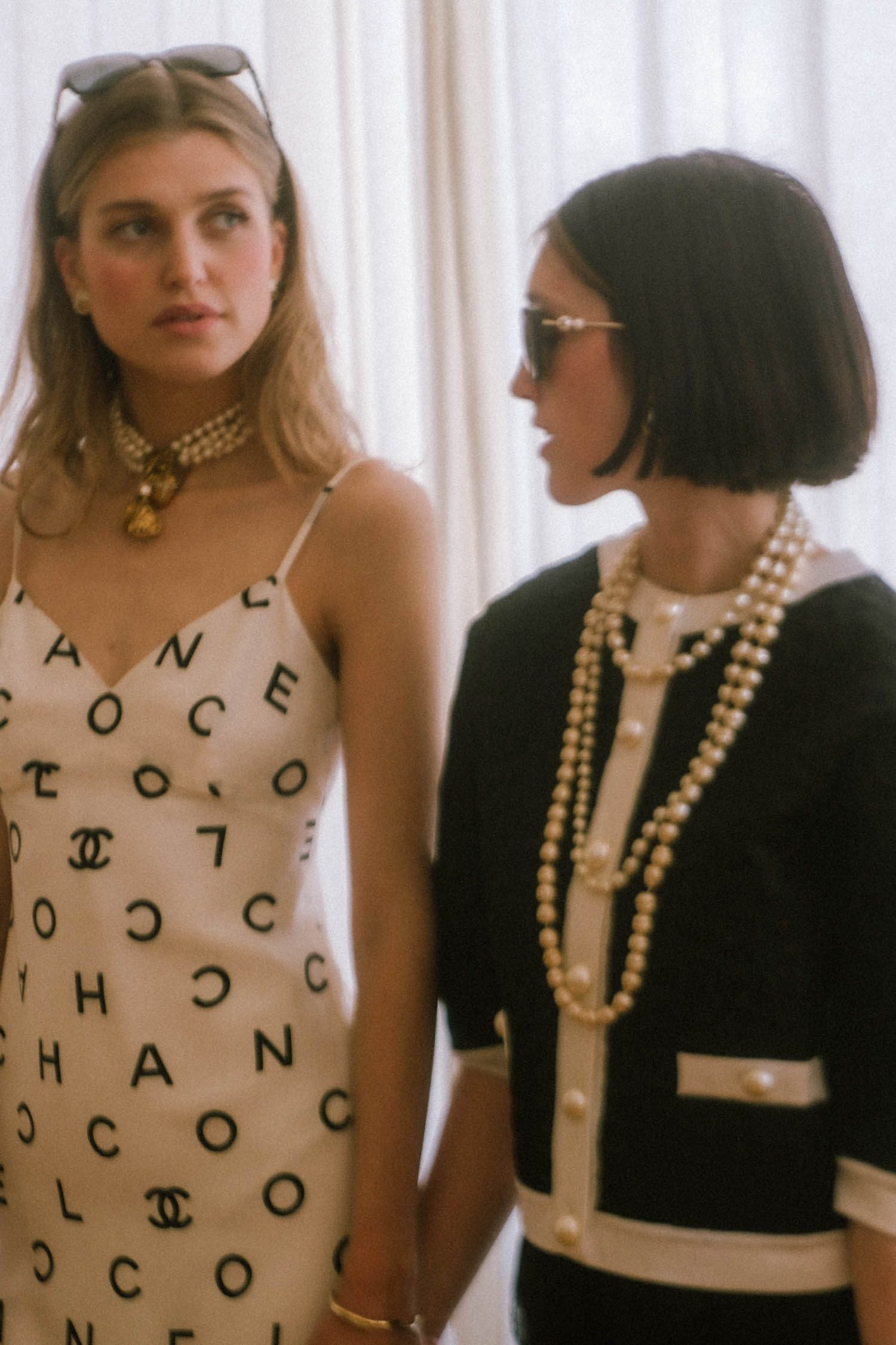 Chanel Vintage lange Perlenkette