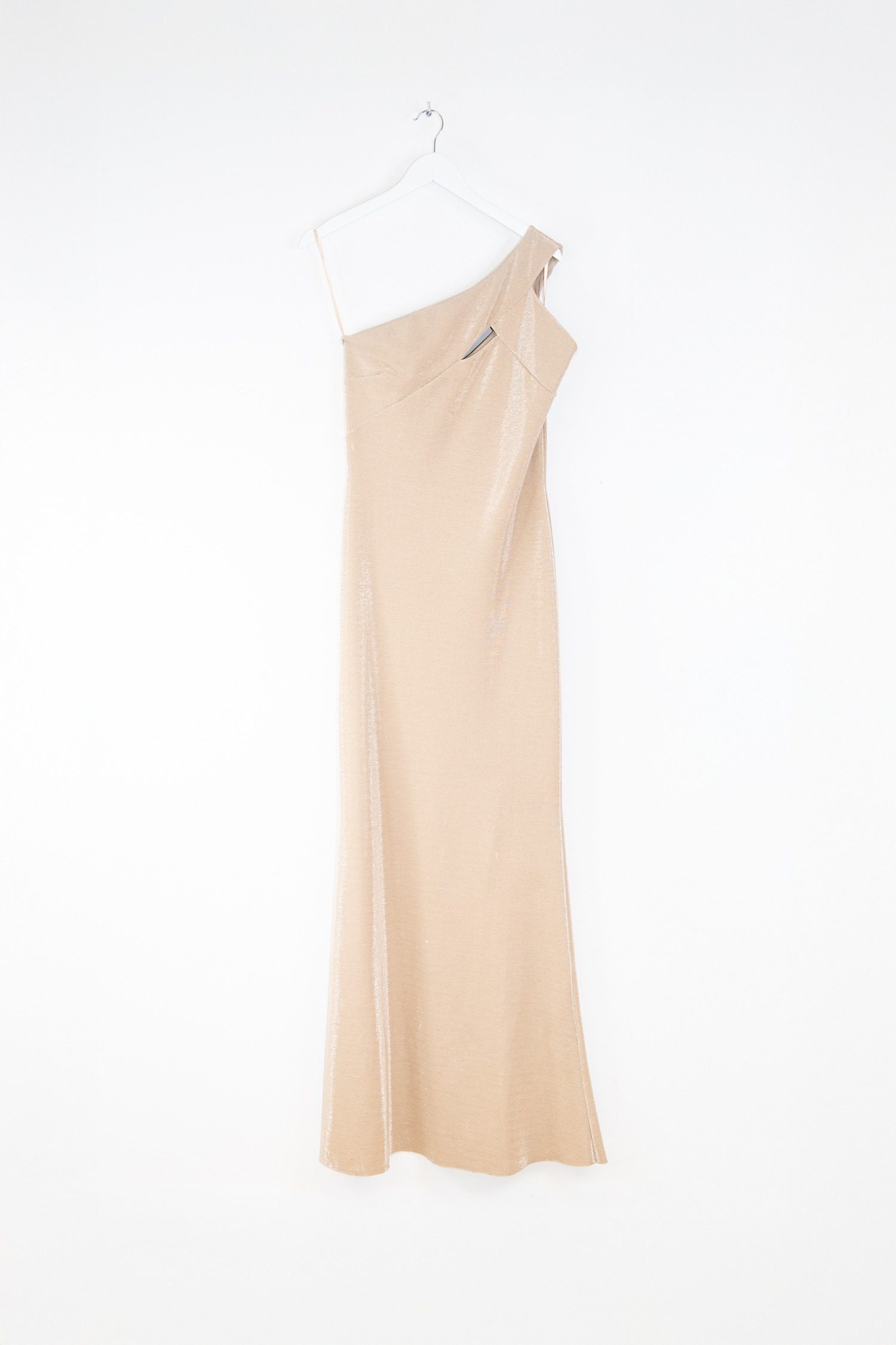 Thumbnail of http://Chiara%20Boni%20Atlas%20One-Shoulder%20Maxikleid%20in%20Gold