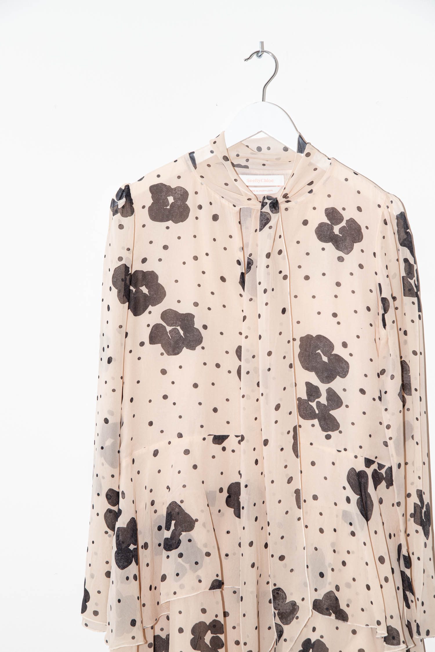 Thumbnail of http://SeeByChloé%20Minikleid%20mit%20Schluppe
