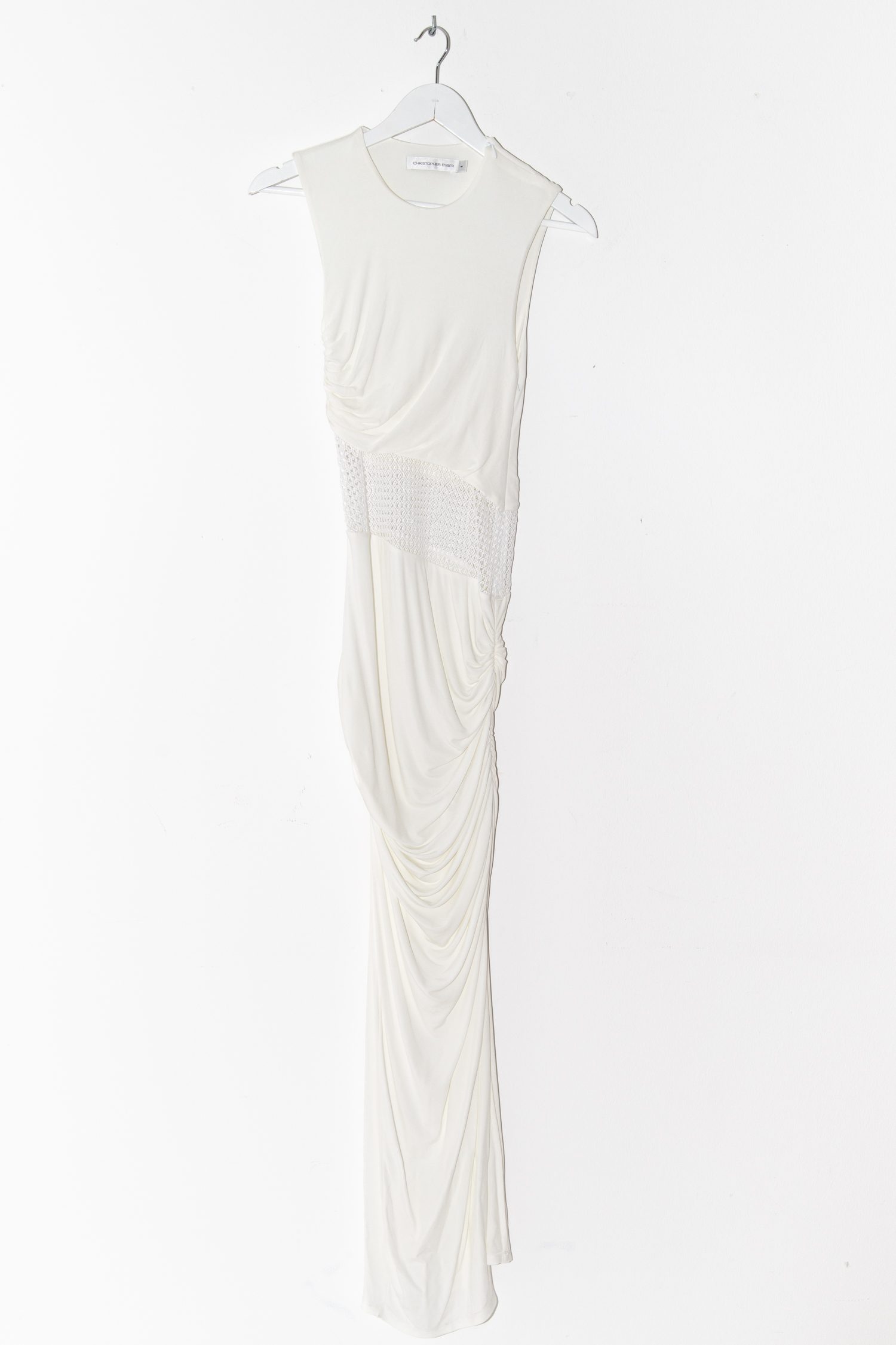 Christopher Esber "Boketto Column" Maxikleid in Weiß