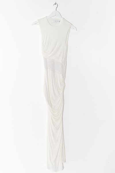 Christopher Esber "Boketto Column" Maxikleid in Weiß