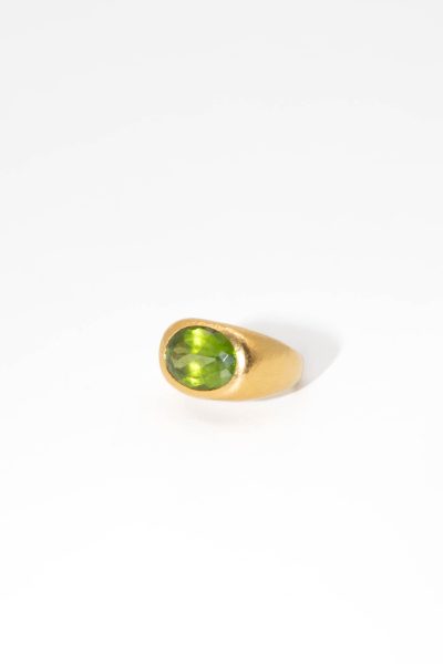 Colleen B. Rosenblat Peridot Ring in Grasgrün und Gold