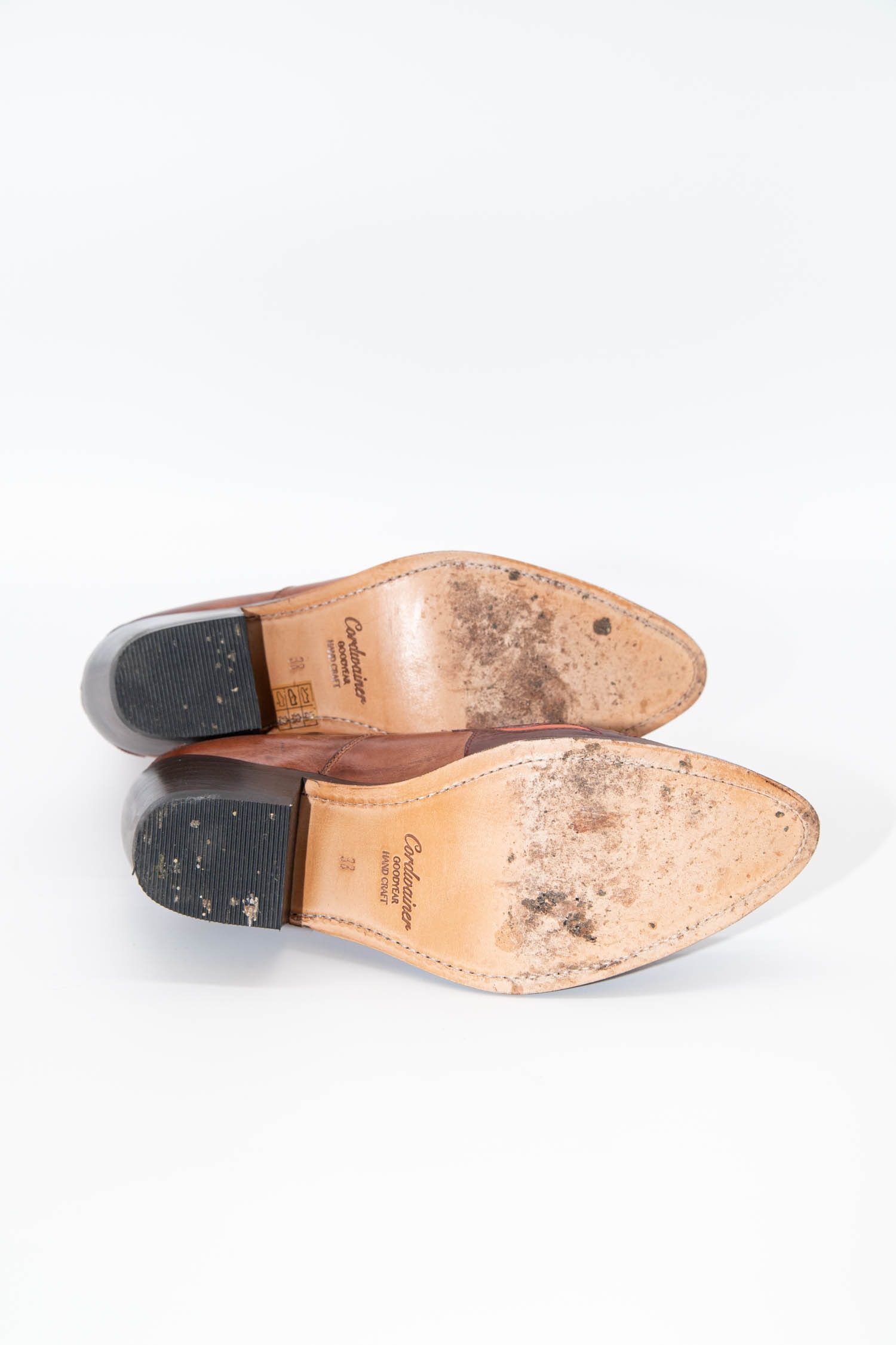 Thumbnail of http://Cordwainer%20Cowboy-Stiefeletten%20in%20Braun%20und%20Rot