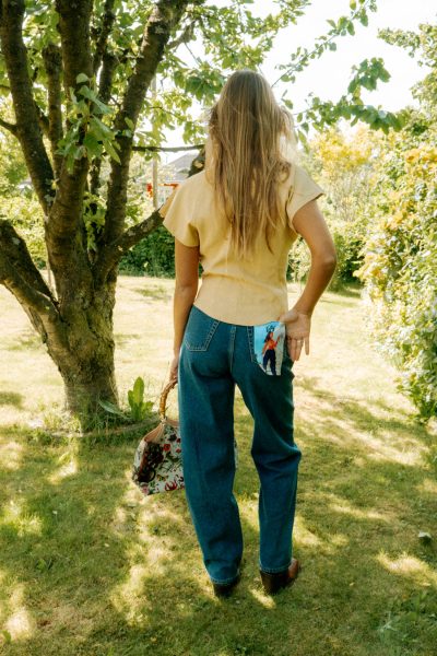 Eytys Mom fit Jeans mit dunkler Waschung