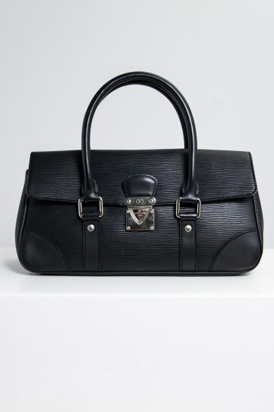 Louis Vuitton "Segur" Handtasche aus schwarzem Epi-Leder