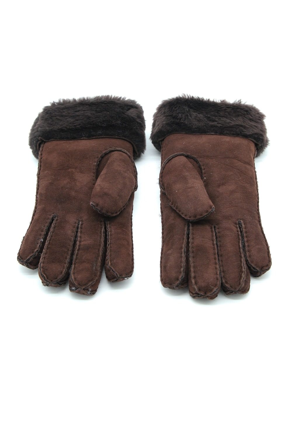 Thumbnail of http://UGG%20“Sheepskin%20Turn%20Cuff”%20Handschuhe%20in%20Dunkelbraun