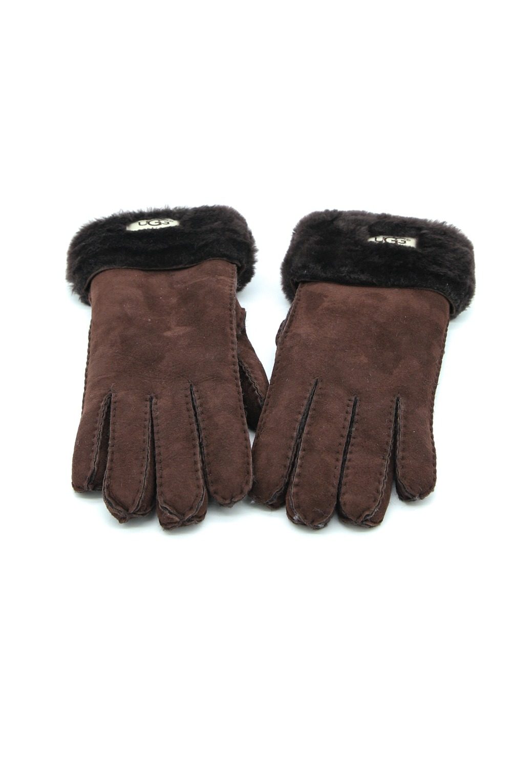 Thumbnail of http://UGG%20“Sheepskin%20Turn%20Cuff”%20Handschuhe%20in%20Dunkelbraun