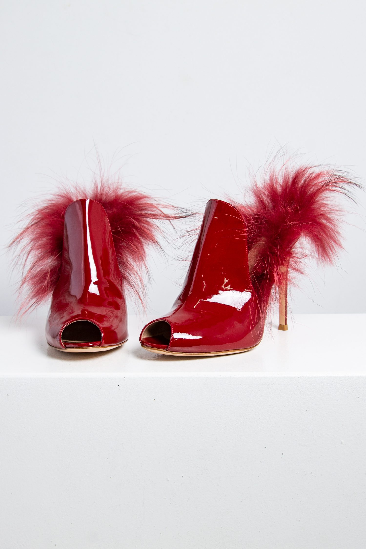 Gianvito Rossi Lack-Pumps mit Federbesatz