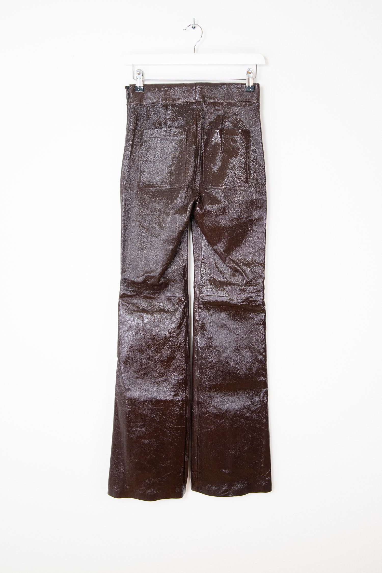 Dorothee Schuhmacher Lederhose in Dunkelbraun