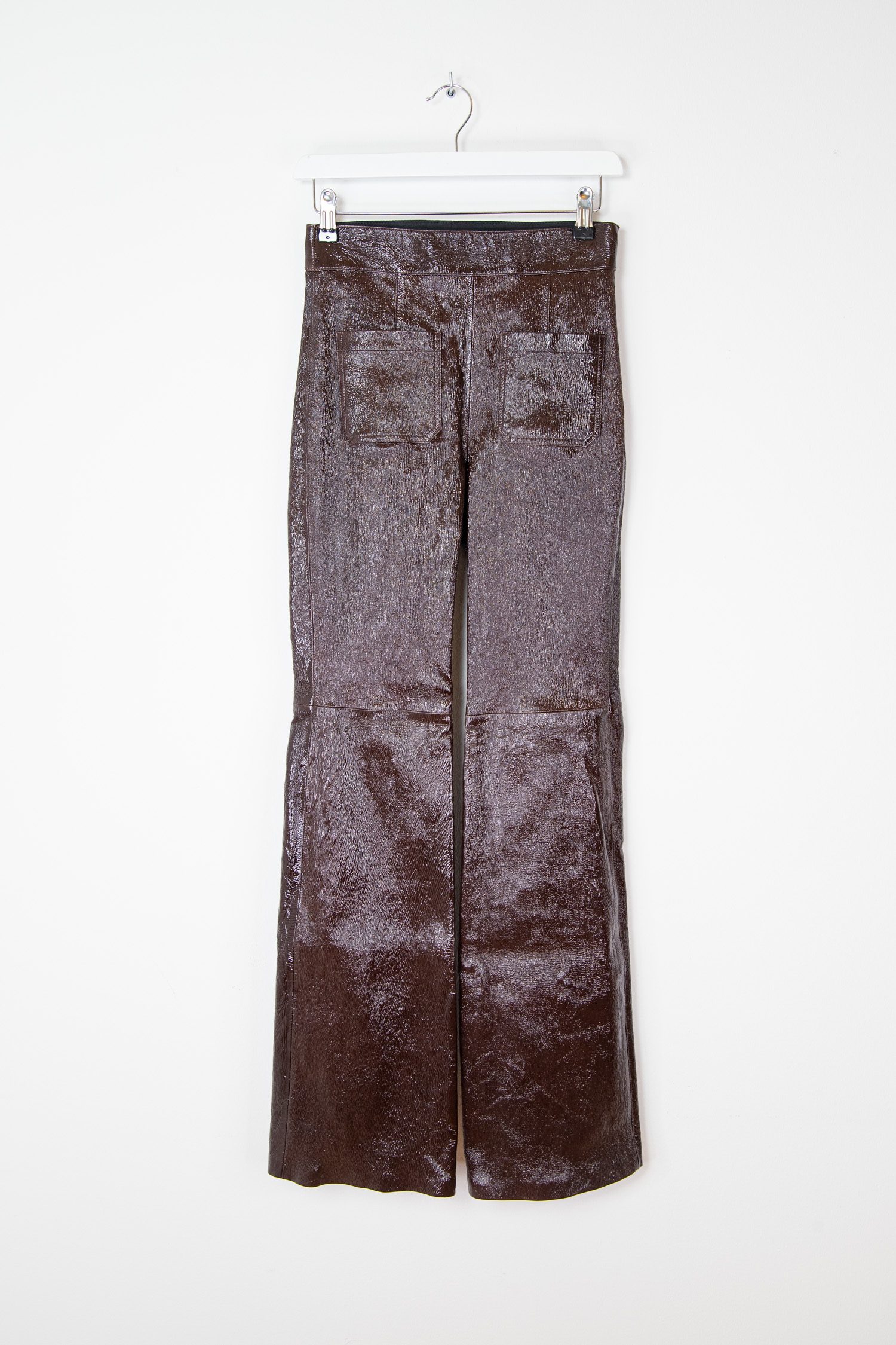 Dorothee Schuhmacher Lederhose in Dunkelbraun