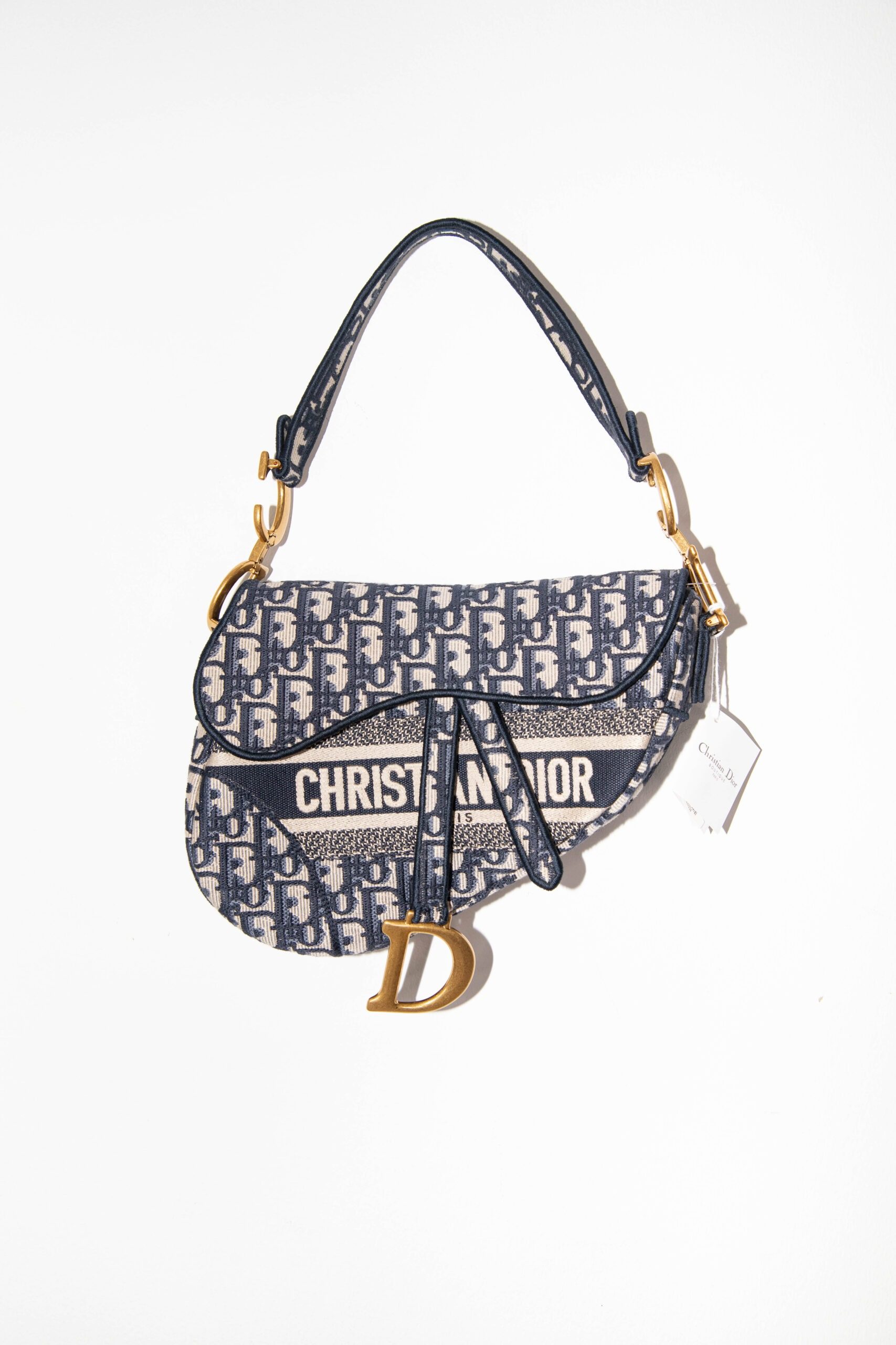 Thumbnail of http://Dior%20Saddle%20Bag%20Oblique%20Schultertasche%20in%20Blau