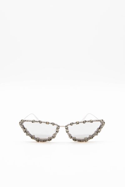 Dior "MissDior B1U" Sonnenbrille mit Steinen in Silber