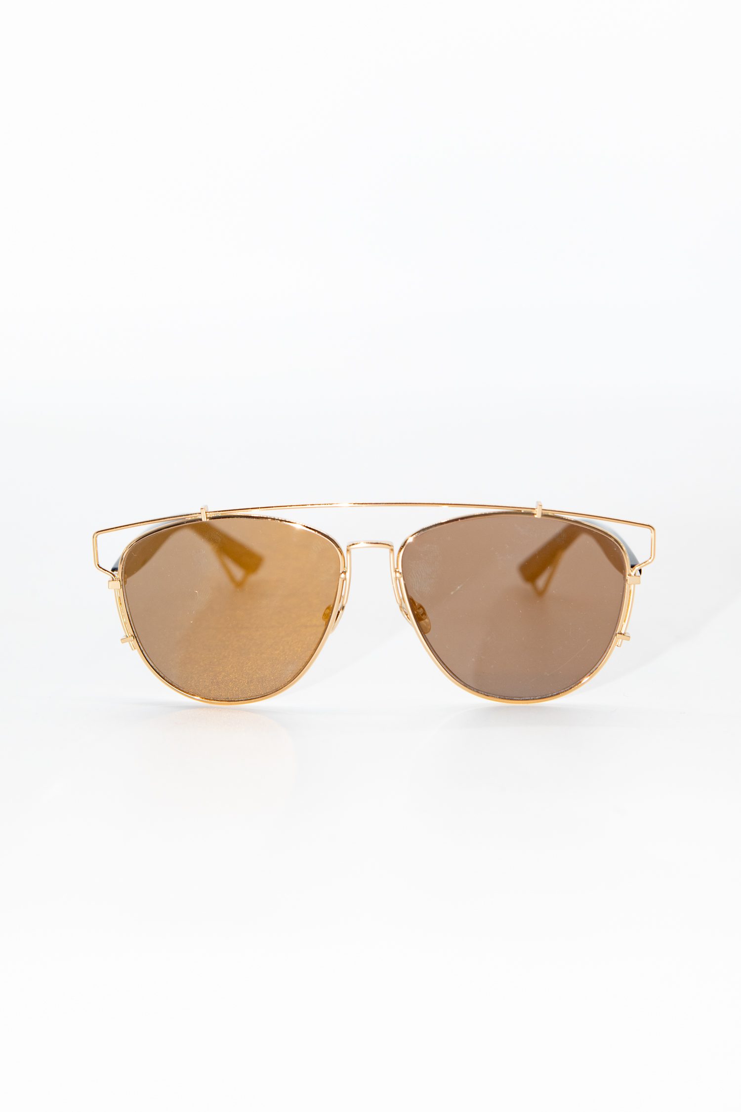 Dior "Technologic Pilot" Sonnenbrille in Gold