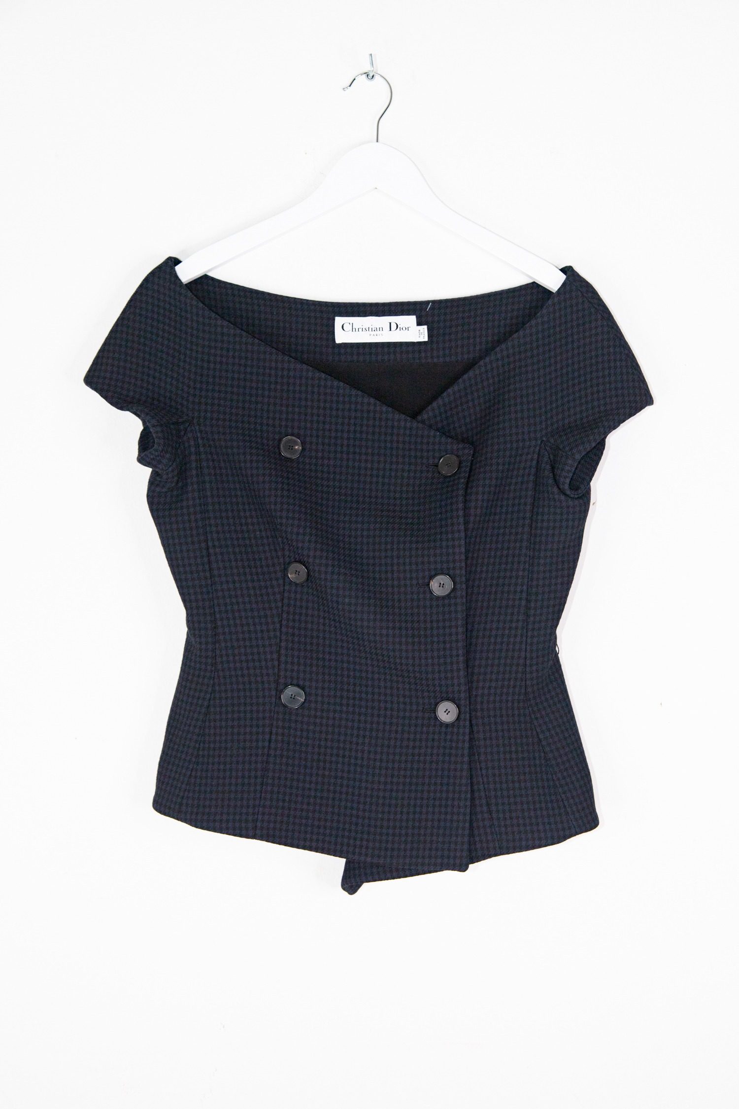 Thumbnail of http://Christian%20Dior%20Vintage%20Jacke%20in%20Schwarz%20und%20Dunkelblau