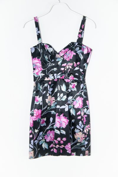 Escada Couture Plissee Minikleid in Rosa