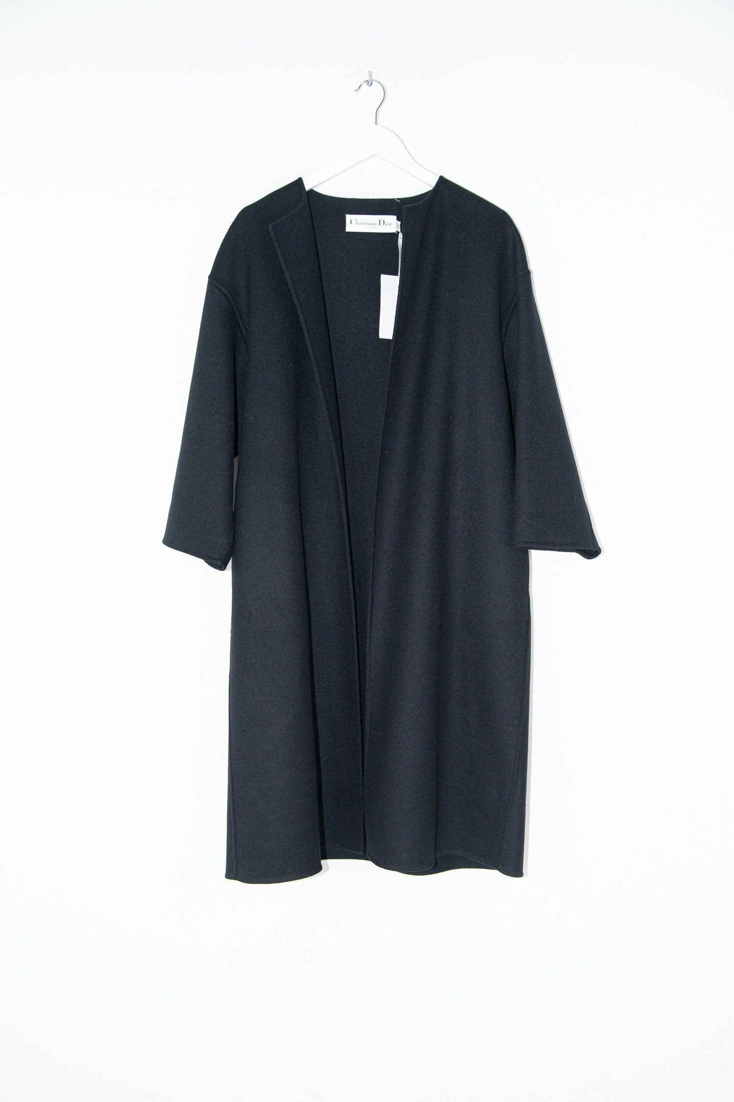 Thumbnail of http://Dior%20Double-Face-Mantel%20aus%20Wollmischung%20in%20Schwarz